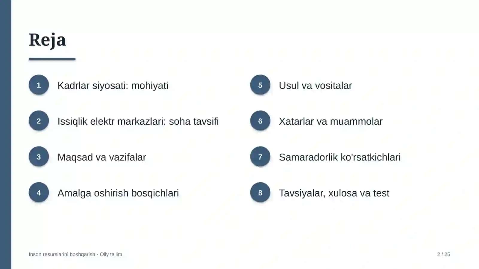 Issiqlik elektr markazlarida kadrlar siyosati 2