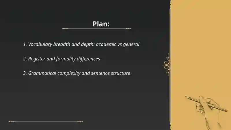 Academic vs general language skills key differences 2