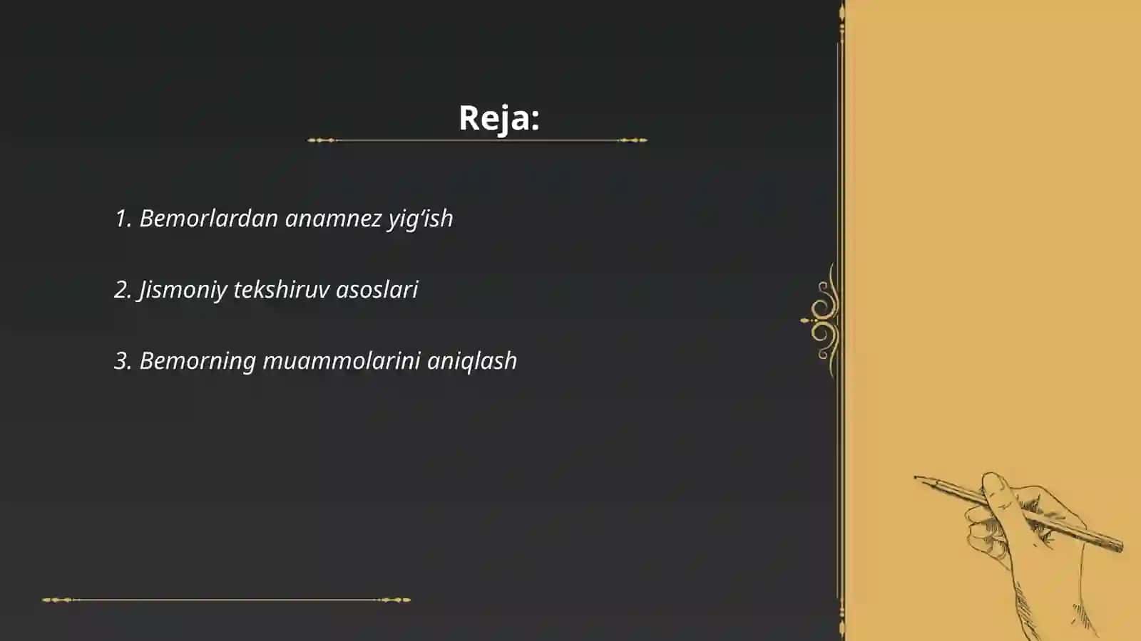 Hamshiralik jarayoni 2