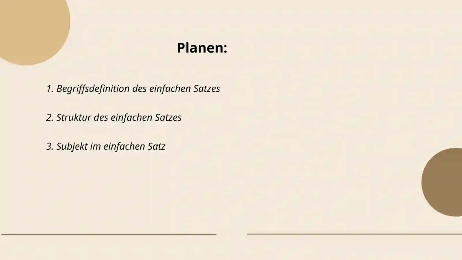 Der Eonfache Satz 2