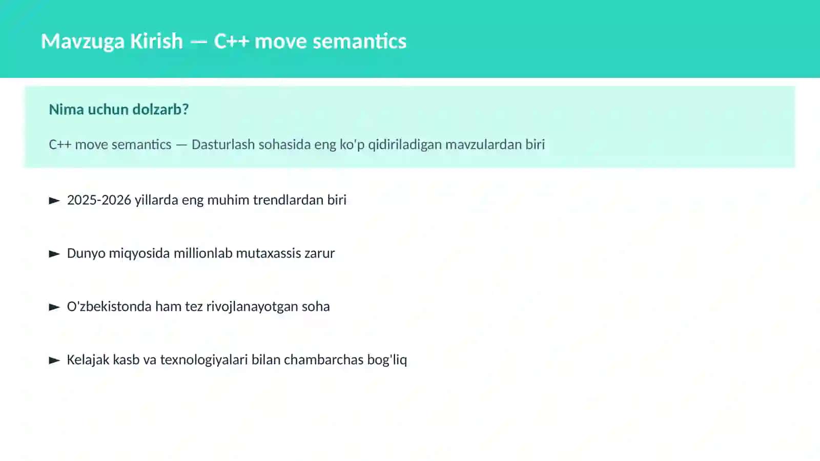 C++ move semantics 2