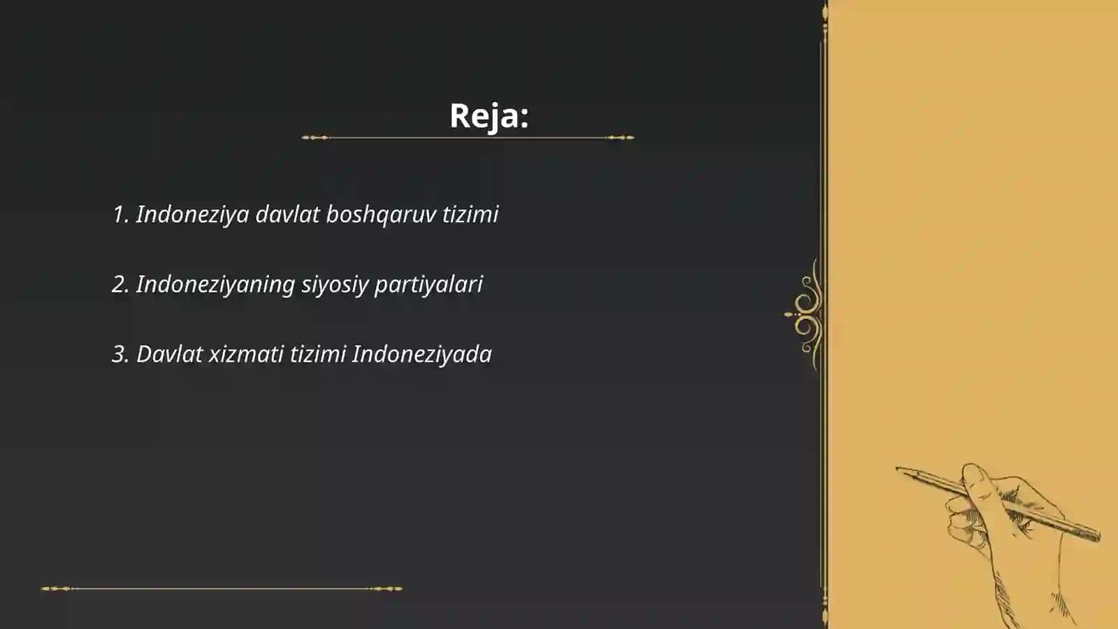 Indoneziya davlatini menejmenti 2