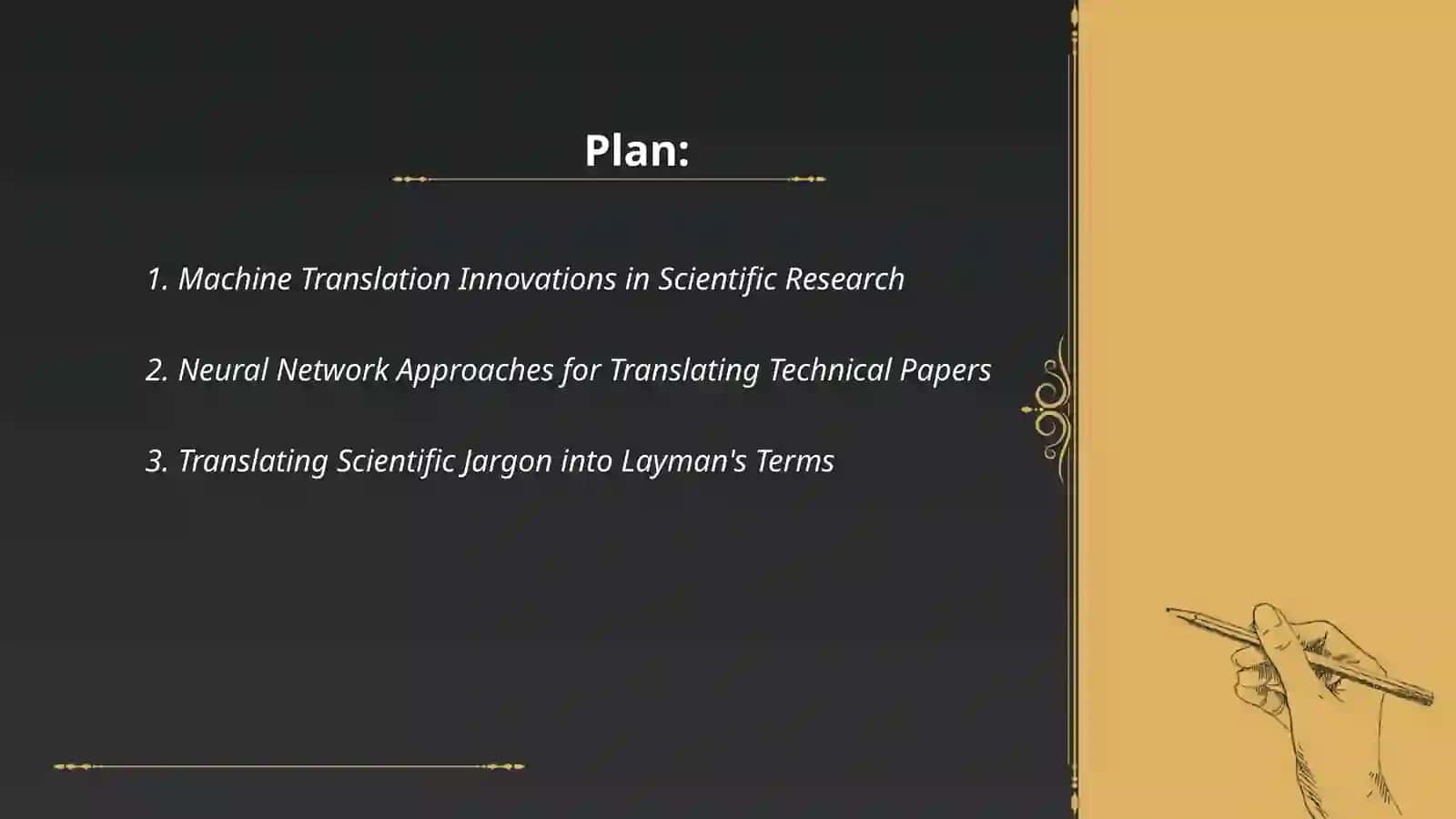 Machine Translation in Scientific Research 2