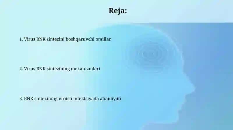 Virus RNKsining Sintezi 2