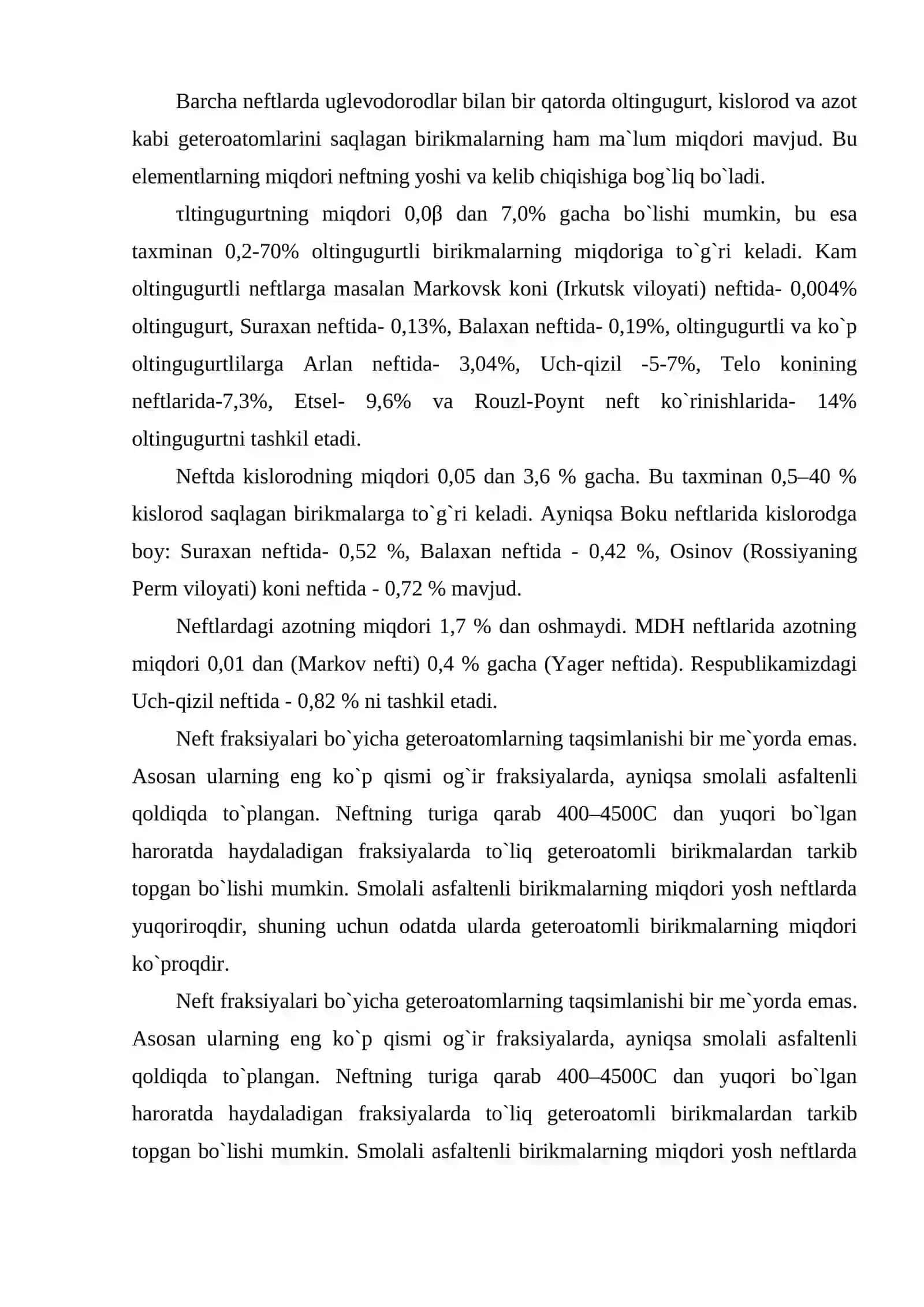 Geteroatomli birikmalar 2