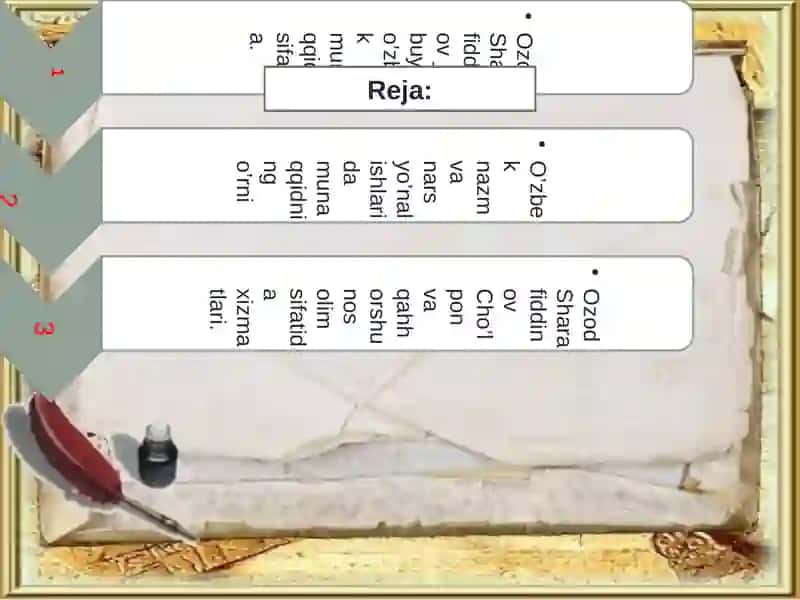 Adabiyotlarro’yxati 2