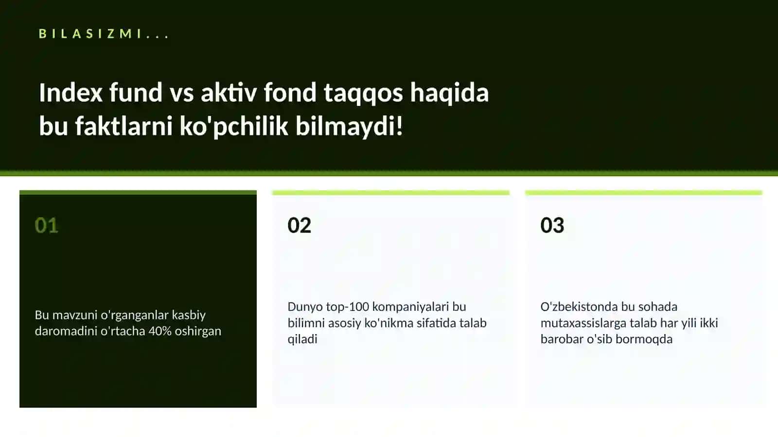 Index fund vs aktiv fond taqqos 2