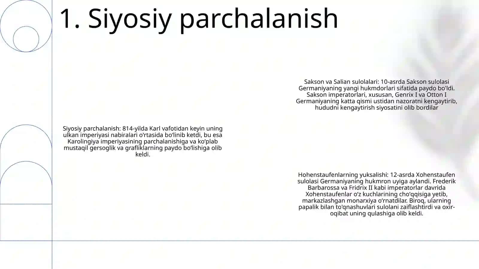 Xi-Xv Asrlarda Germaniya 2