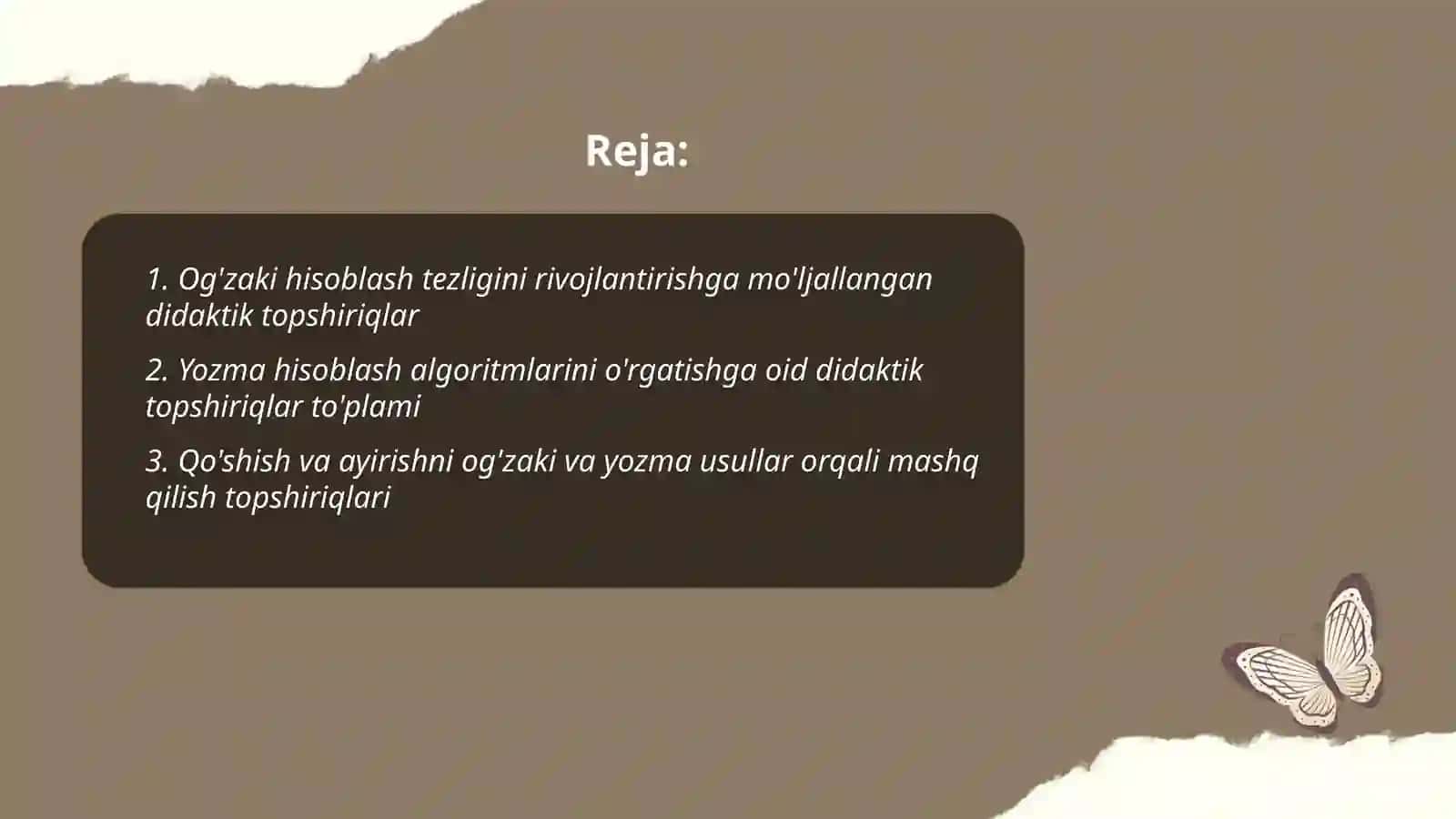 Og'zaki va yozma hisoblashga doir didaktik topshiriqlar to'plami 2