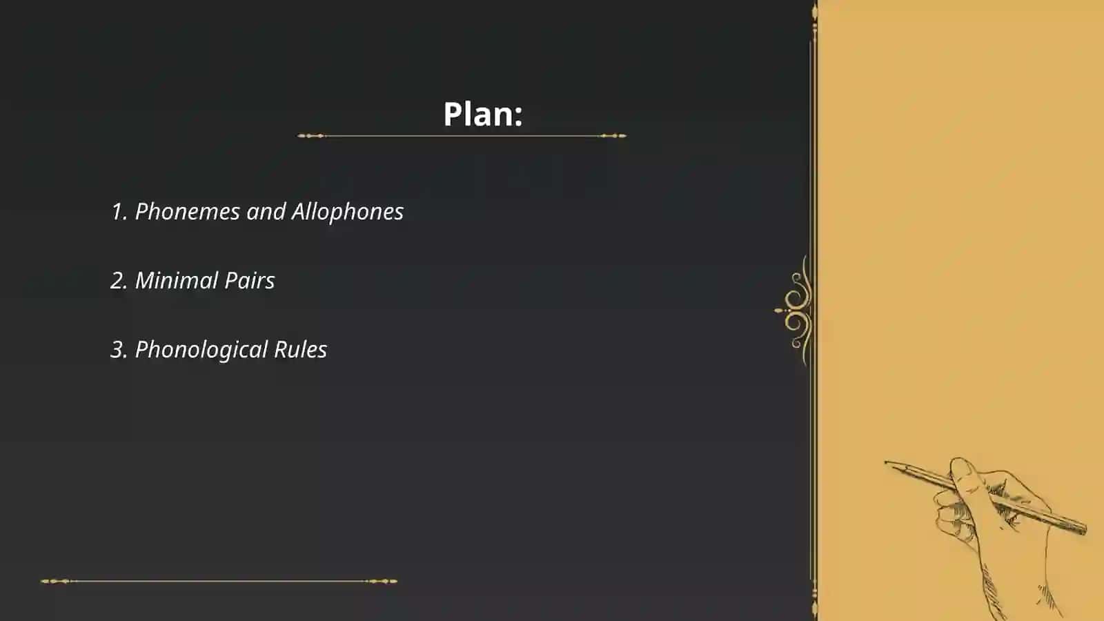 The rules of phonology 2