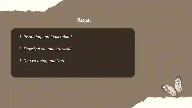 Inson falsafasi 2