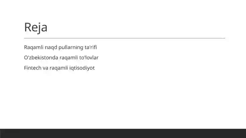 Raqamli naqd pullar 2