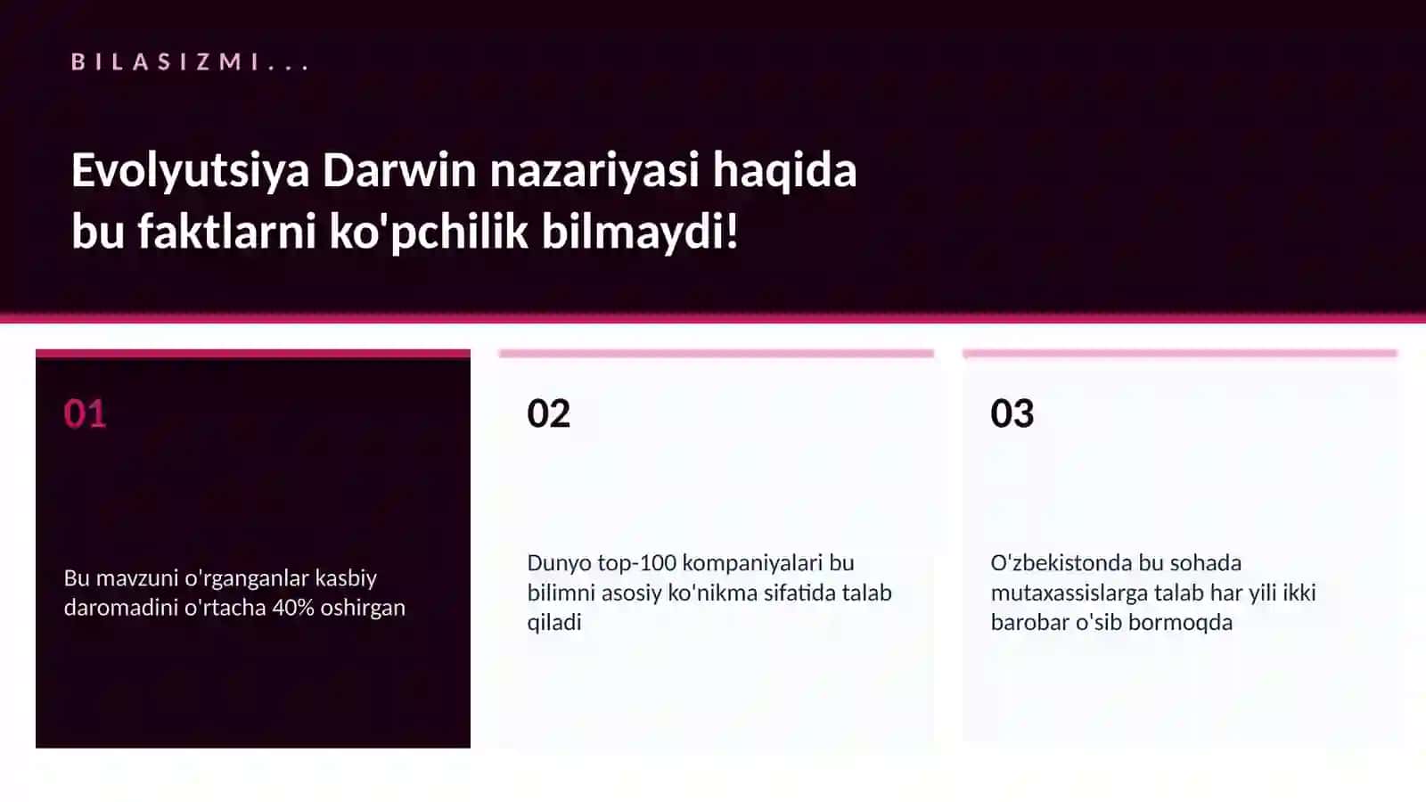 Evolyutsiya Darwin nazariyasi 2