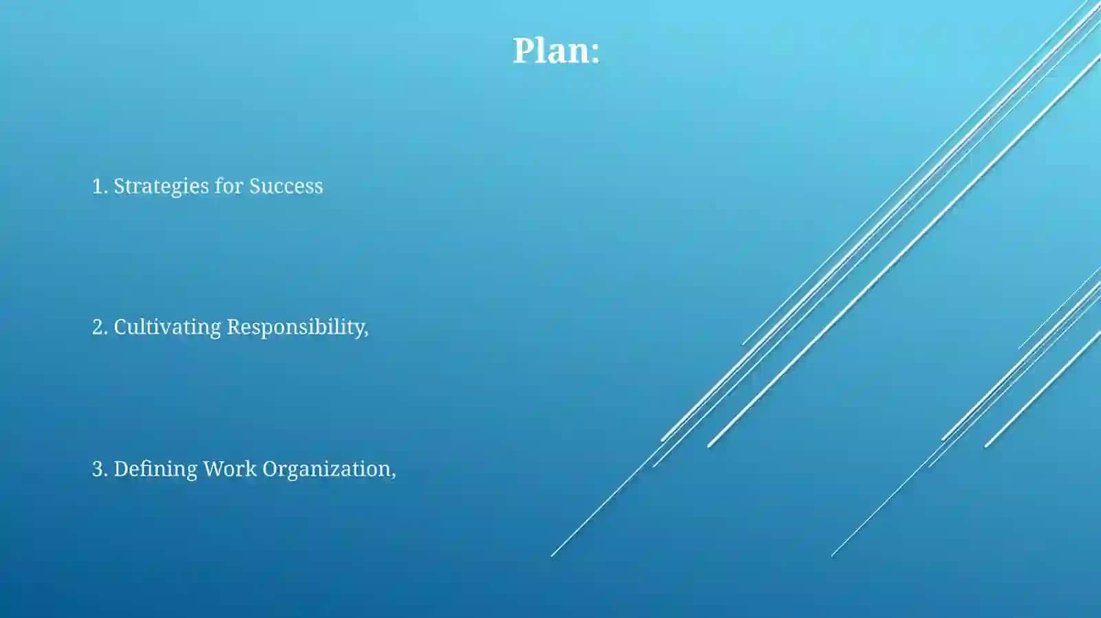 Work Organization And Responsibility 2