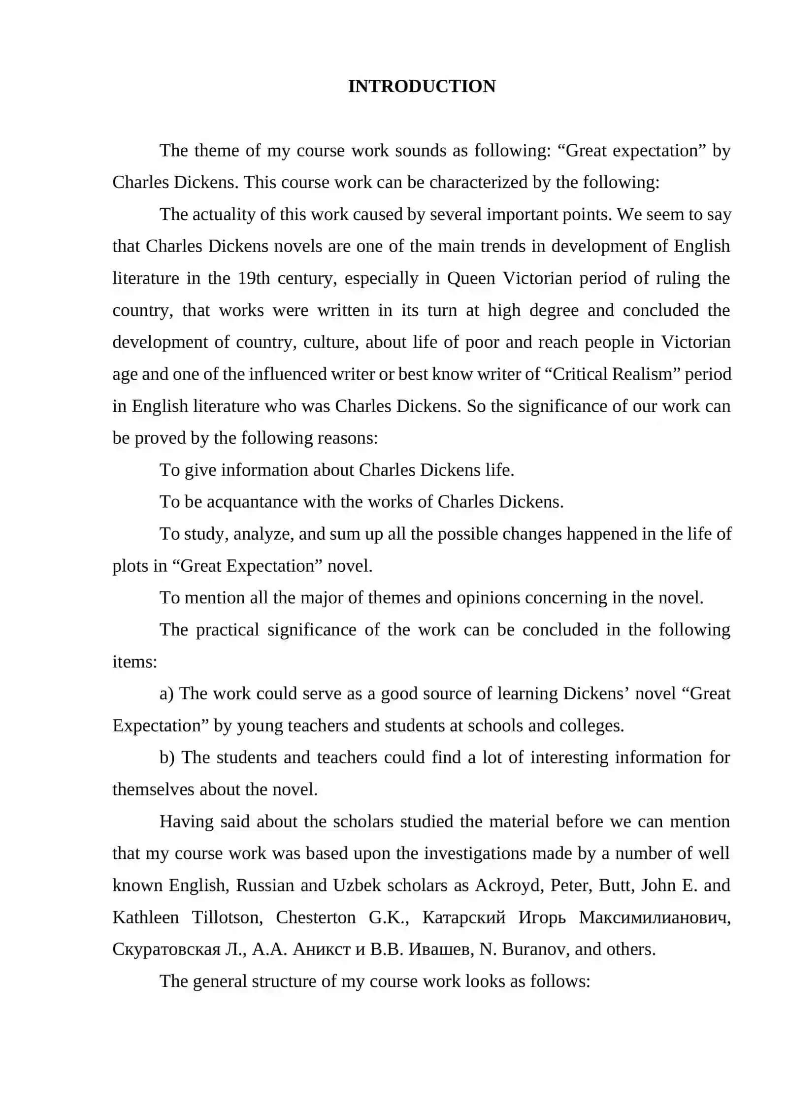 Development of Character in Dickens & Hardy 2