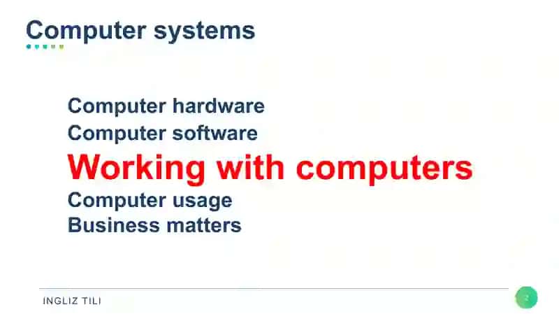 Computer systems 2