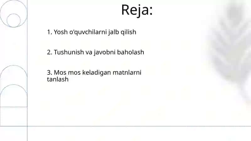 Badiiy asar matn ustida ishlash 2