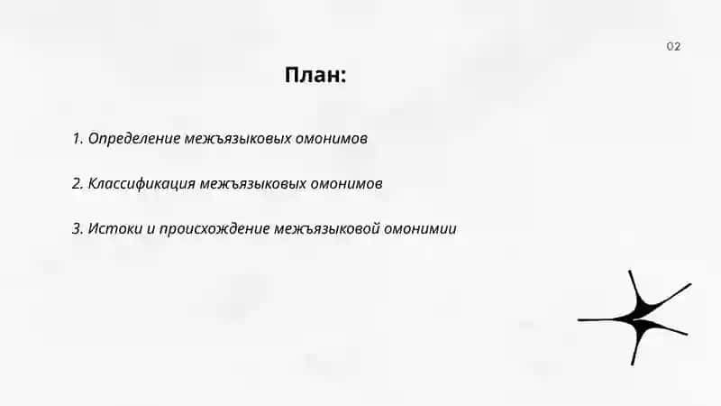 Межъязыковые омонимы 2