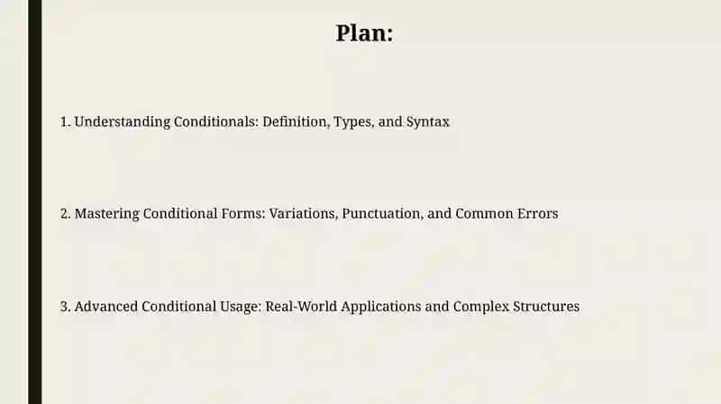 If conditional 2