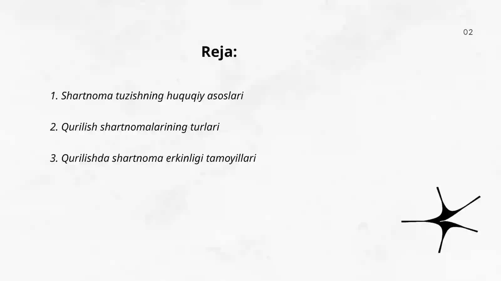 Qurilishda shartnoma munosabatlarining tartibi va mazmuni 2