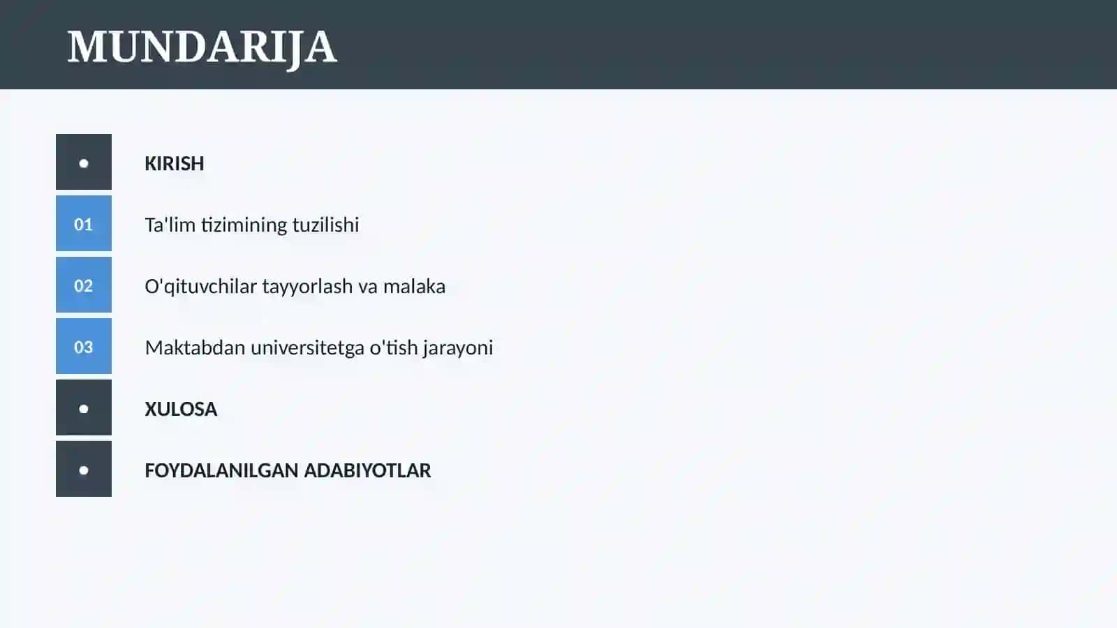 TURKIYA TA’LIM TIZIMI 2