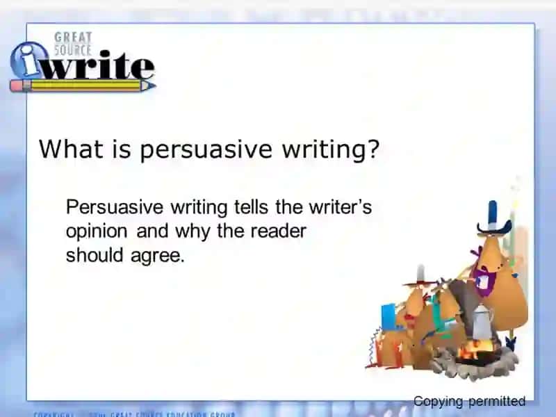 Persuasive Writing 2