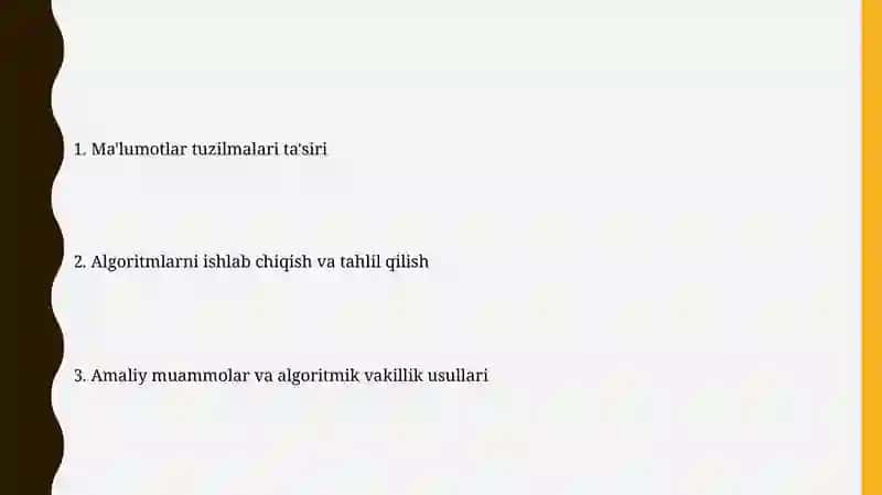 Algoritmlar va ularning berilish usullari 2