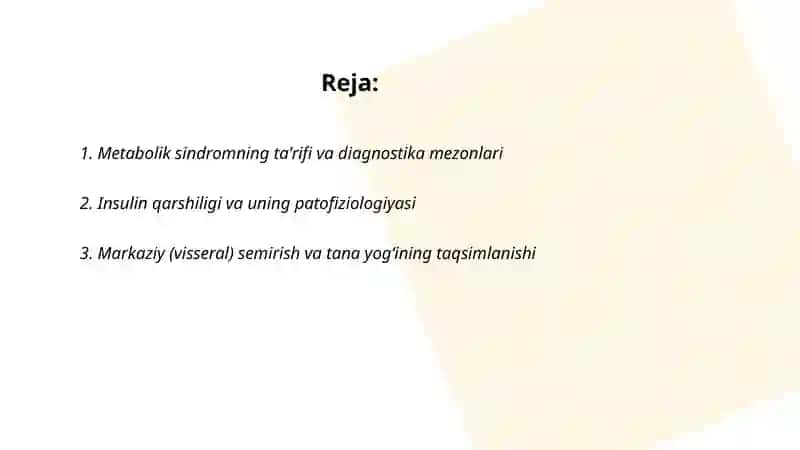 Metabolik sindrom 2