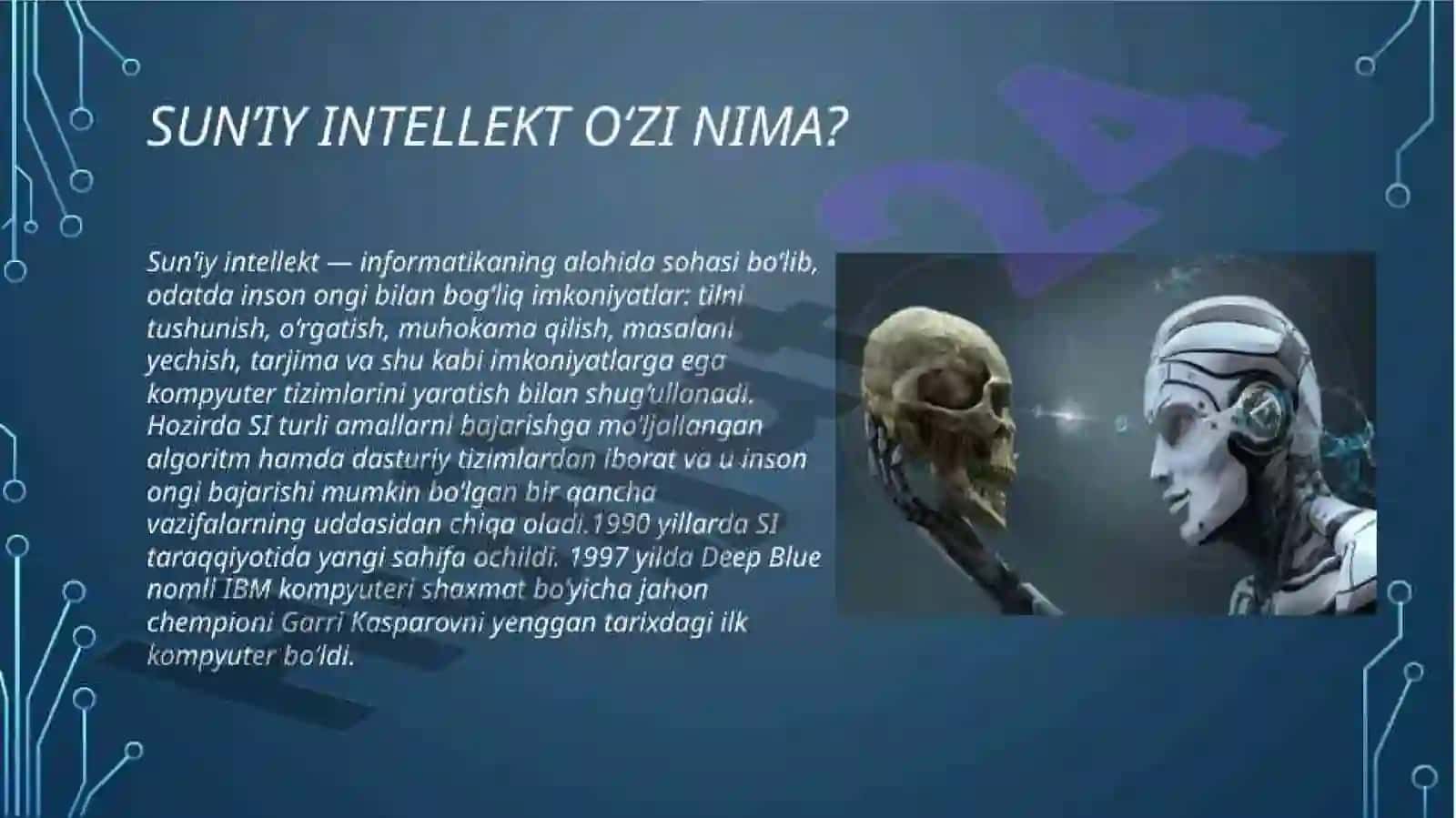 Sun’iy intellekt (AI) 2