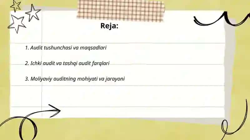 Audit va boshqa kafolat topshiriqlari 2