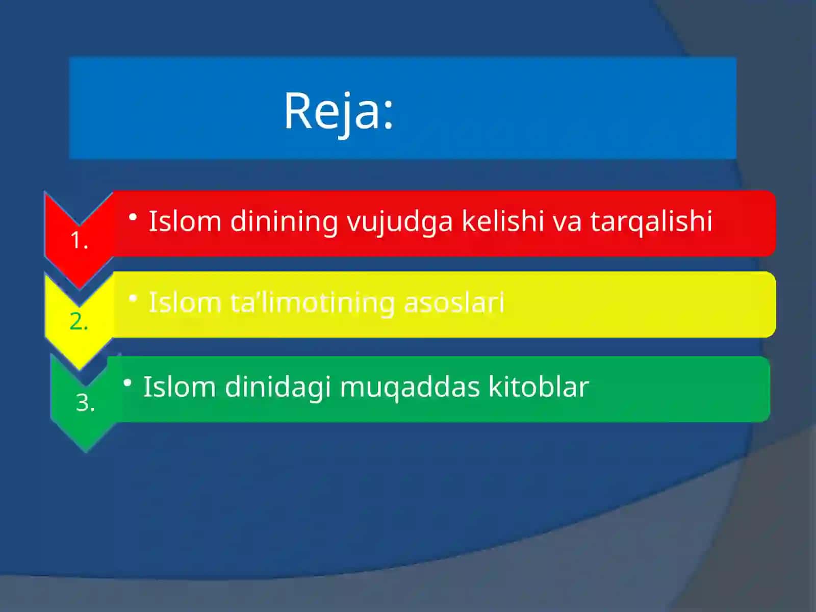 Inson  kamolotida  islom  dinining  o`rni 2