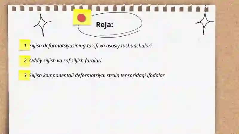 Siljish deformatsiyasi 2