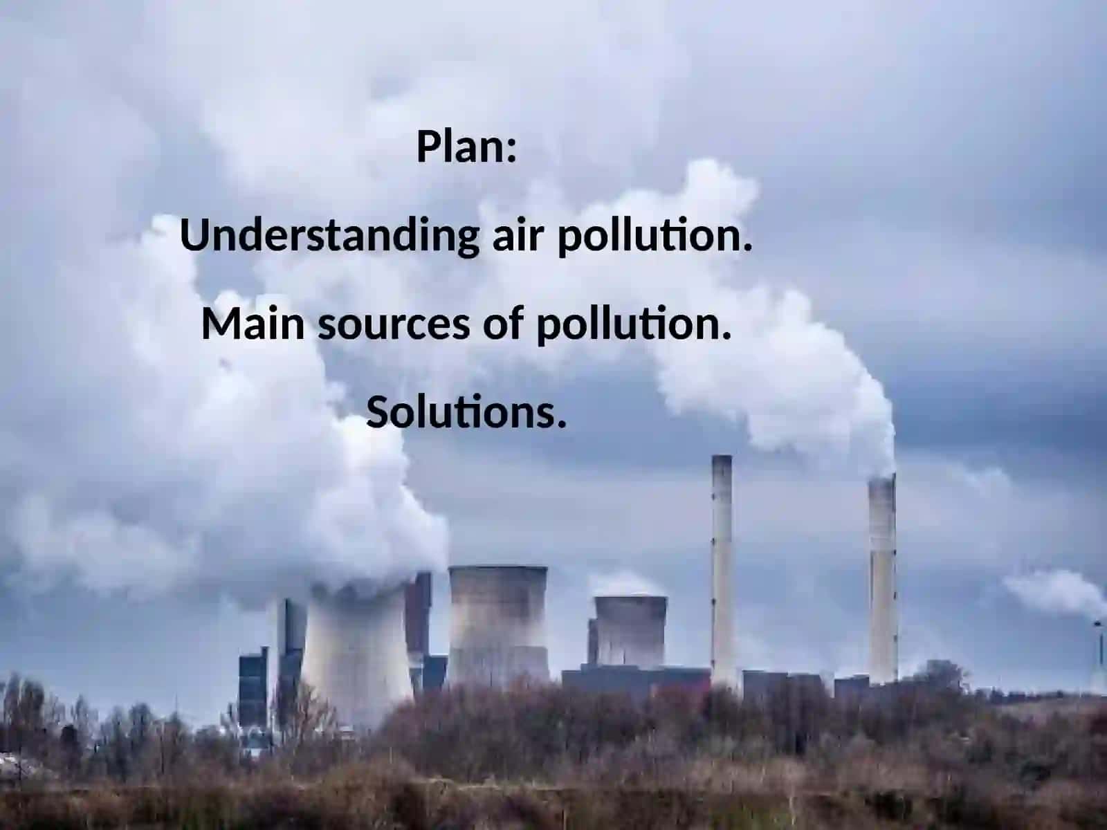 Understanding air pollution 2
