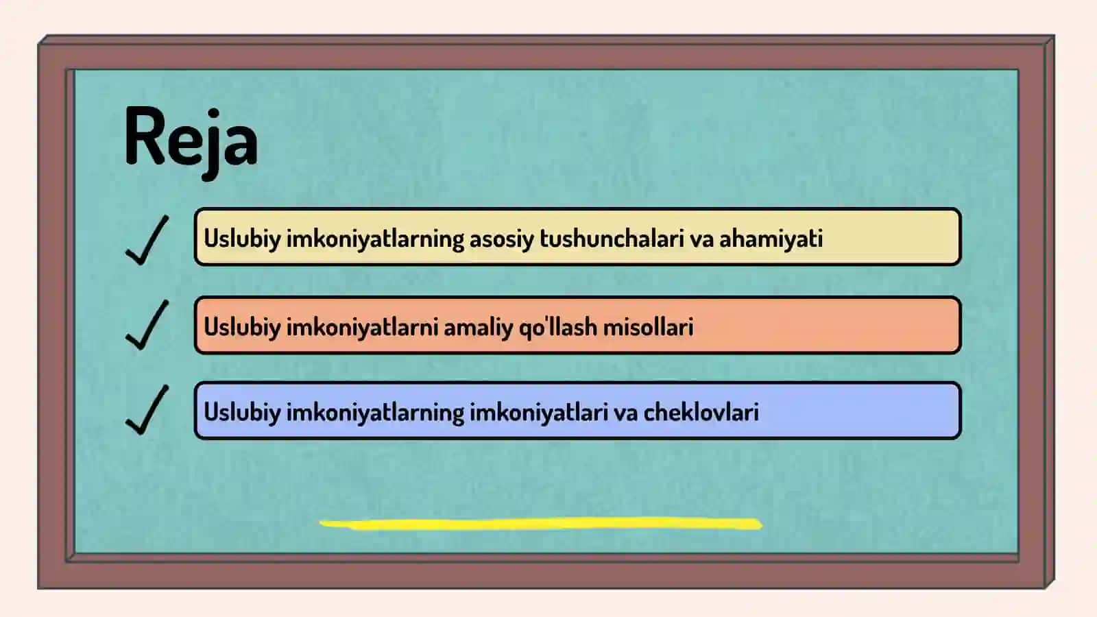 Sodda gaplarning uslubiy imkoniyati 2