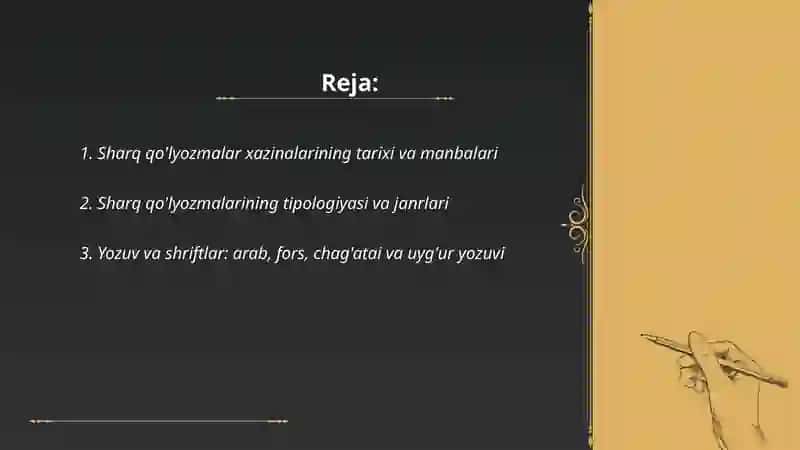 Sharq qõlyozmalar xazinalari 2