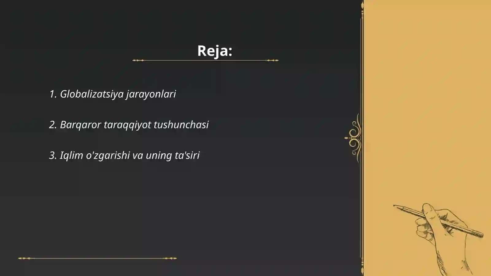 Global jarayonlar va barqaror taraqqiyot falsafasi 2