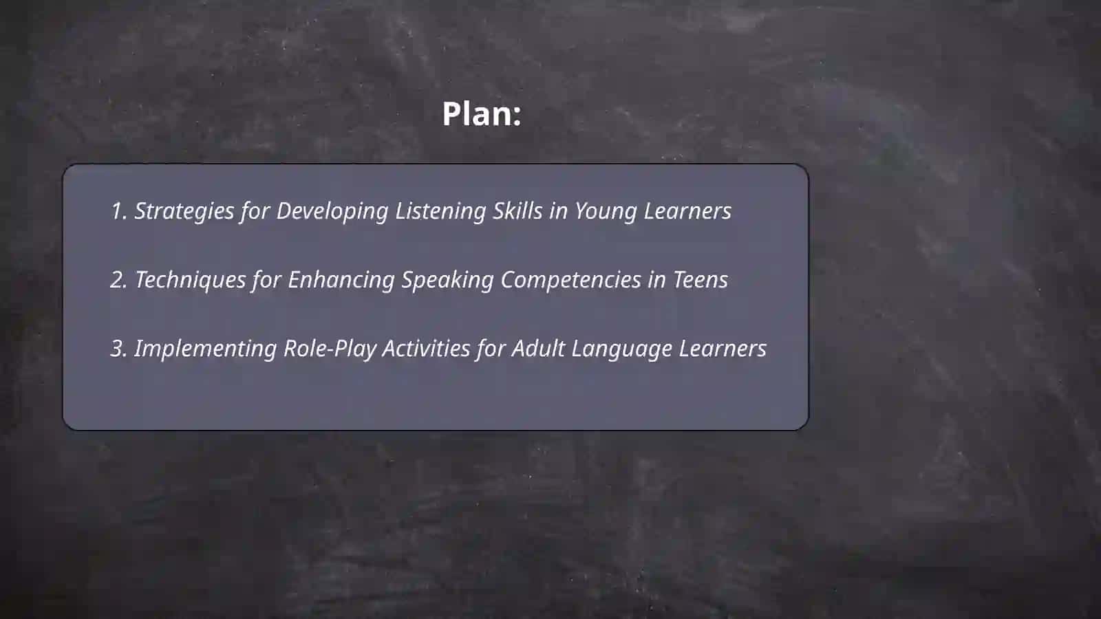 Utilizing different activities to boost linguistic competencies 2
