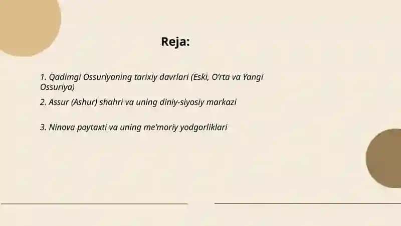Qadimgi Ossuriya 2