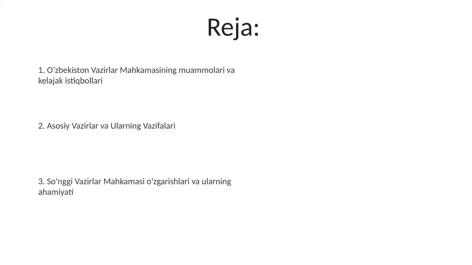 O‘zbekiston Respublikasining Vazirlar Mahkamasi 2