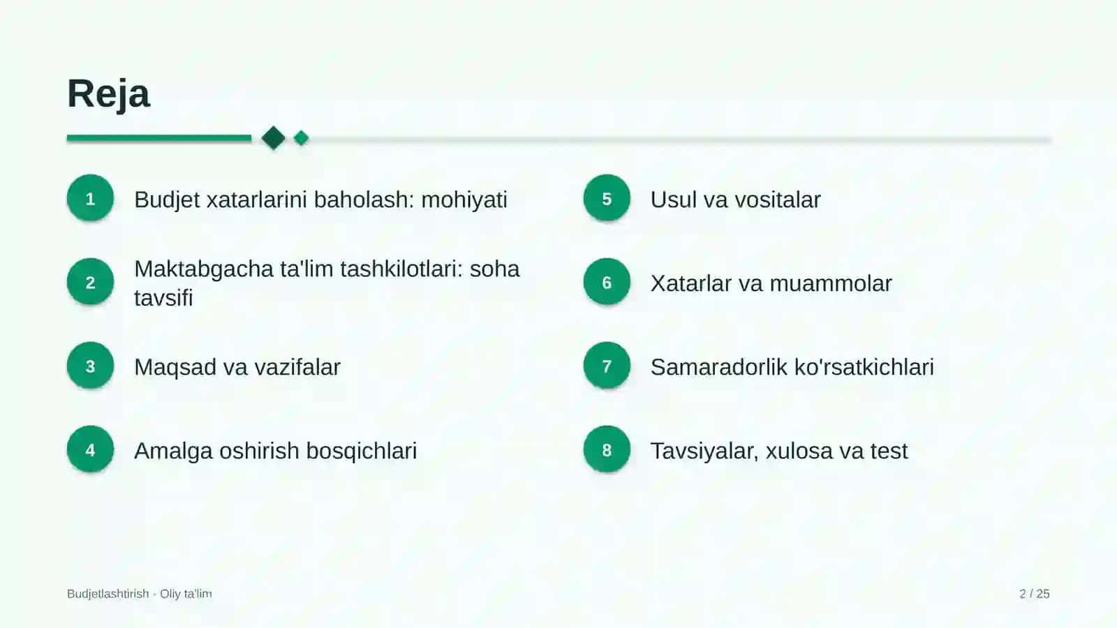 maktabgacha ta'lim tashkilotlarida budjet xatarlarini baholash 7508 2