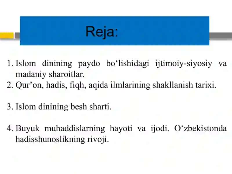 Islomdinining paydobo‘lishi 2