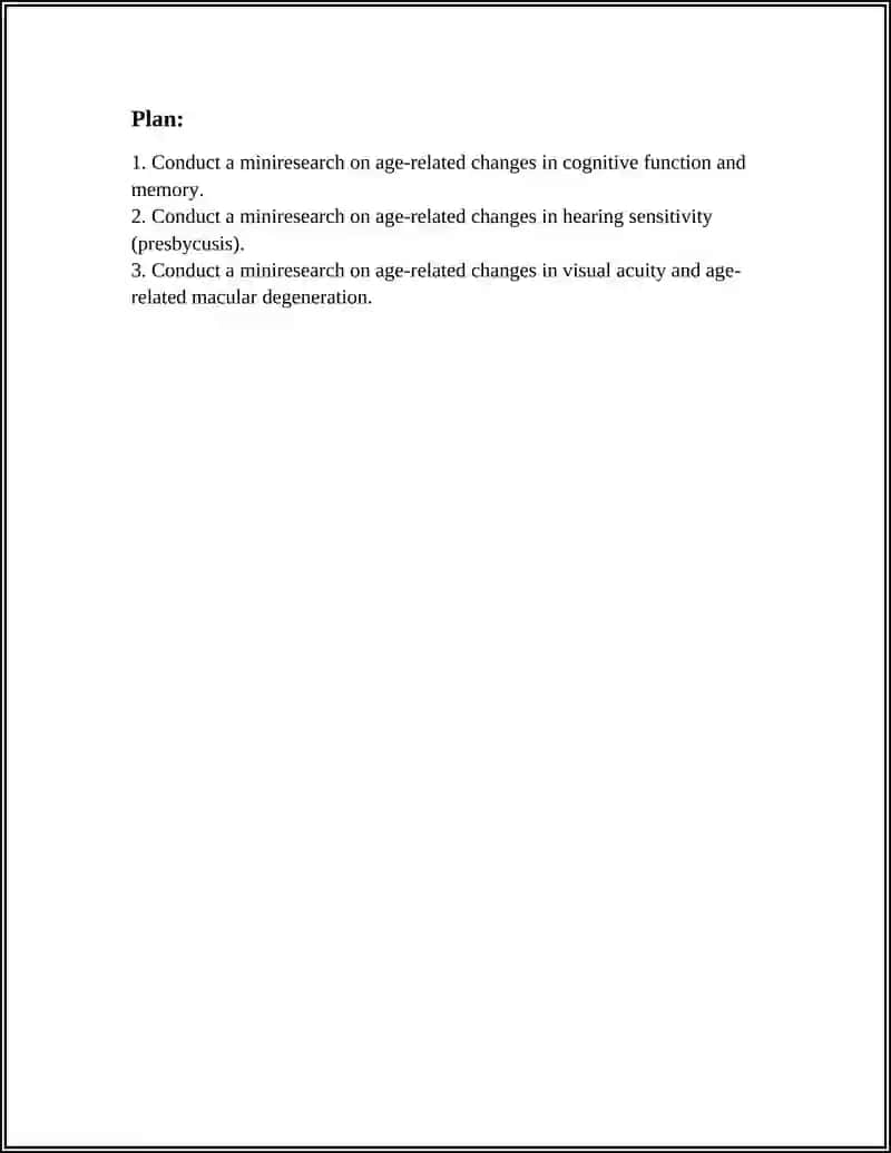 MINIRESEARCH ON AGE RELETED CHANGES 2