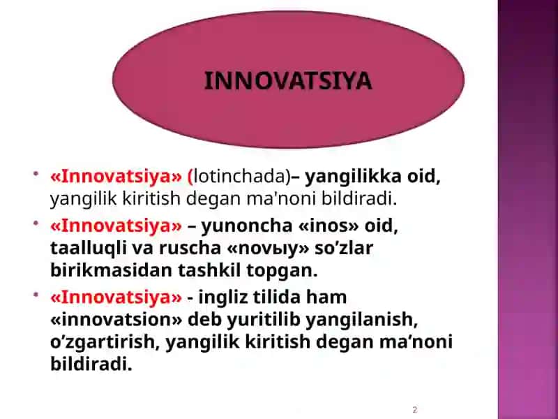 Innovatsiya 2