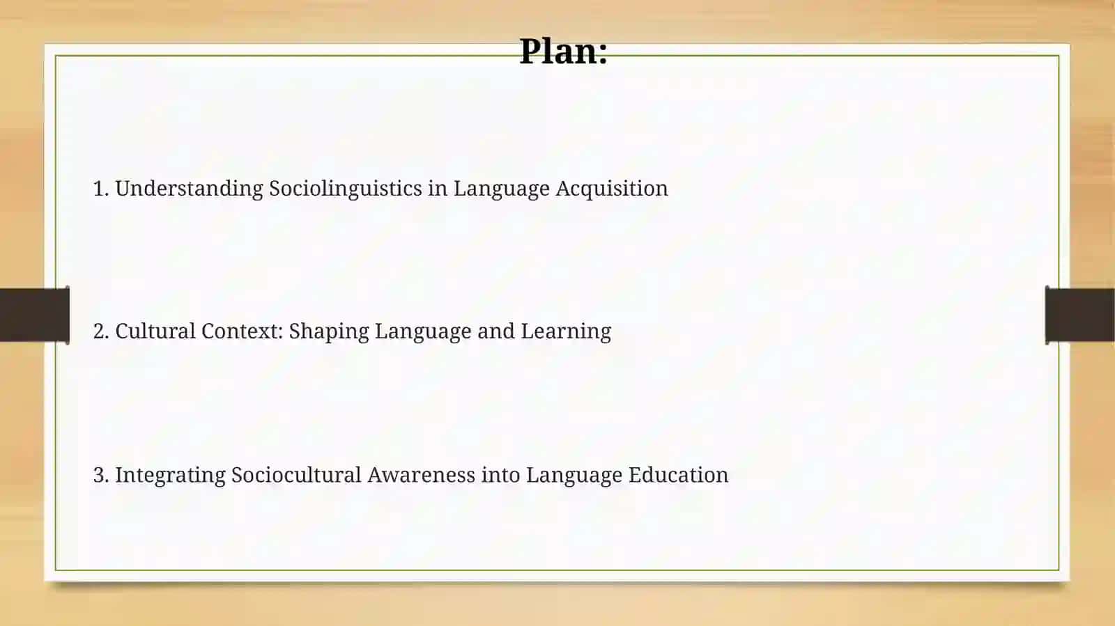 Sociolinguistic and Cultural Context in Language Learning 2