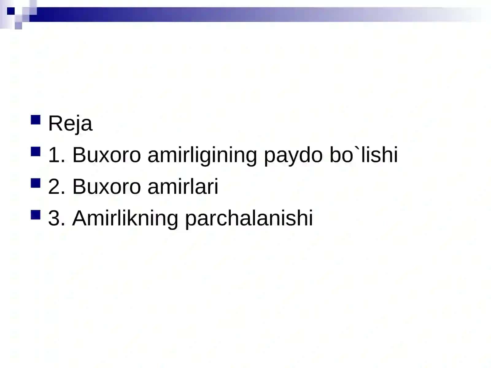 Buxoro amirligi 2