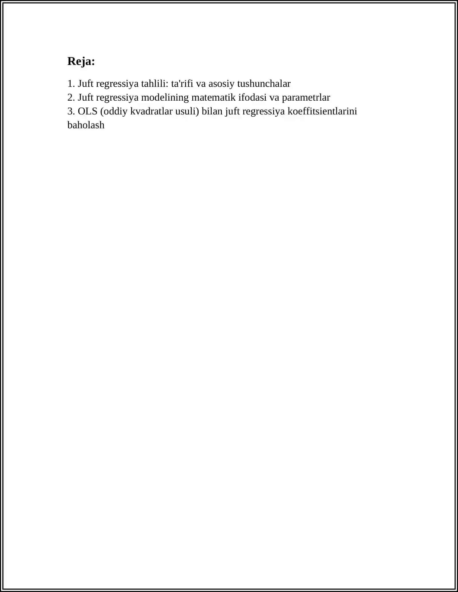 JUFT REGRESSION TAHLIL 2