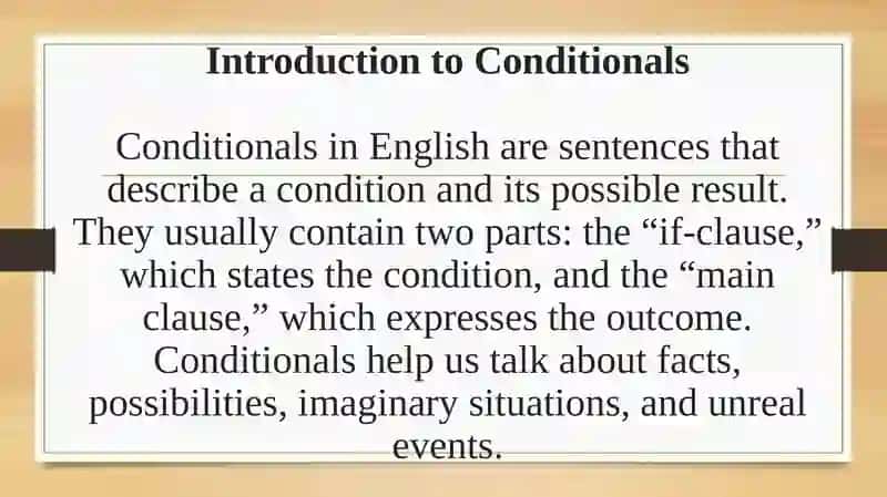 Conditionals 2