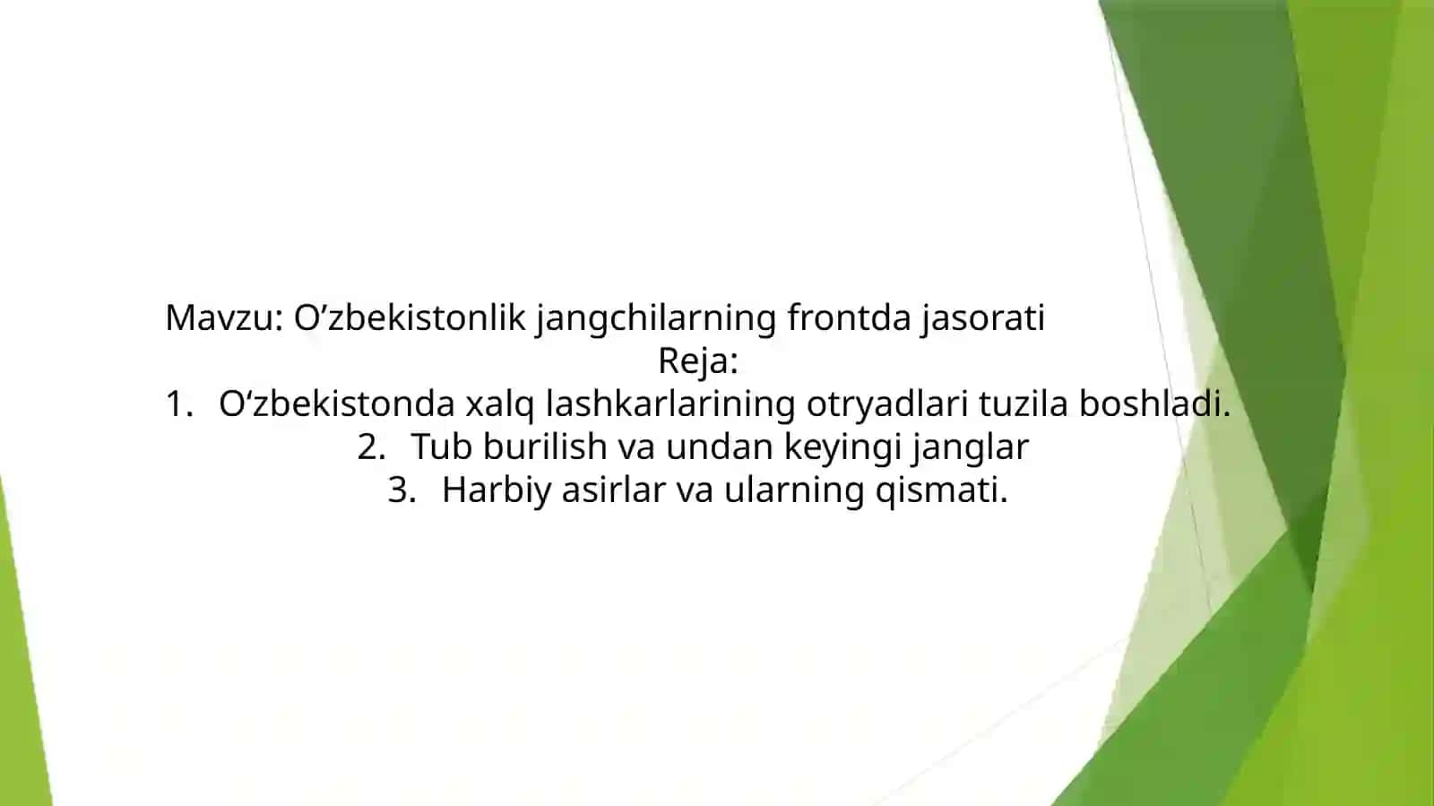 O‘zbekistonlik jangchilarning frontdagi jasorati 2
