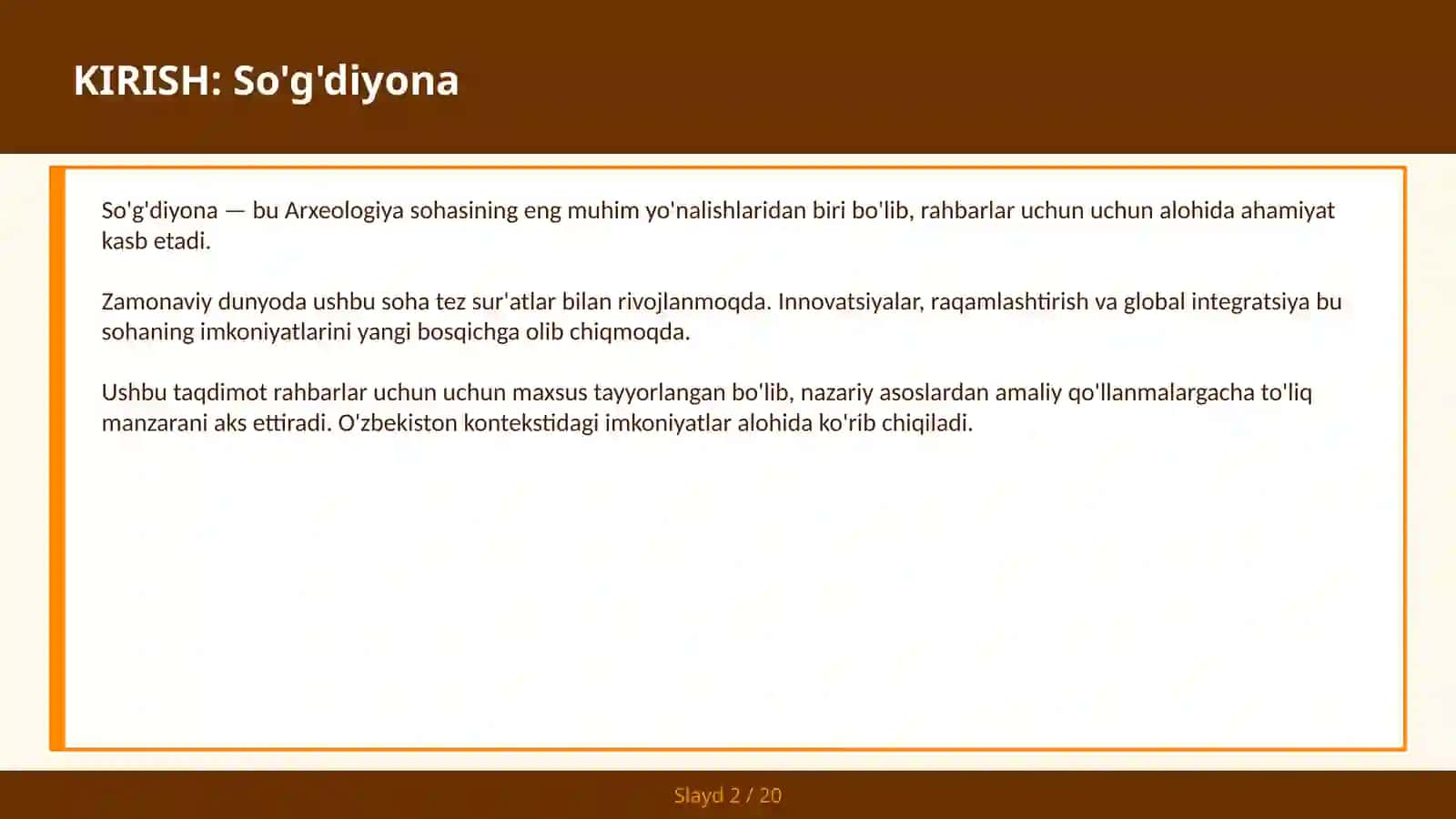 SO'G'DIYONA 2