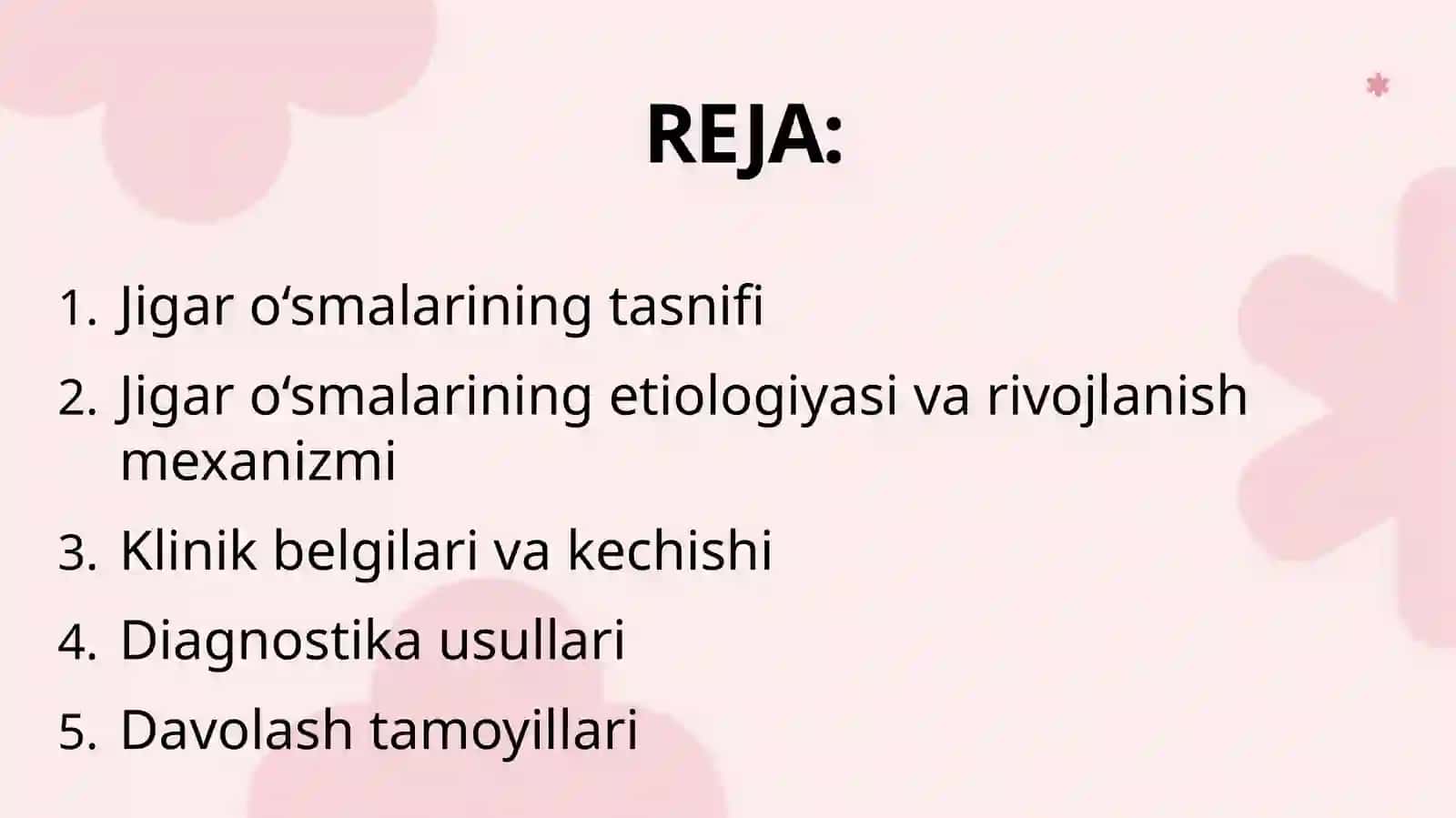 JIGAR O‘SMALARI 2
